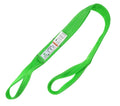8' x 16' - Heavy Duty Eye & Eye Flat Web Sling - 2 Ply - Nylon - 22000 lbs. WLL